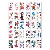 J 型紋身貼紙 30 張