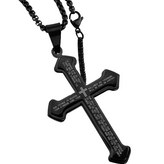 黑色(墜飾), 黑色(鍊子) × 1套