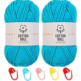 30 아쿠아블루(뜨개실), 랜덤발송(단수링)