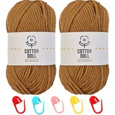 37 브라운(뜨개실), 랜덤발송(단수링)