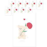 康乃馨外送小狗 白色 × 1組