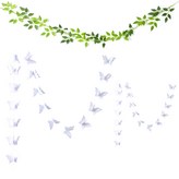 白色(蝴蝶掛旗), 混合色(葉子掛旗) × 1套