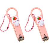 閉眼草莓兔（指甲刀）