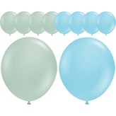 活力薄荷綠, 海玻璃色