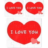 愛心我愛你 × 3個
