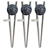 銀色(筷子), 矽膠指環(象牙白) × 3個