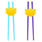 藍色(筷子) + 丁香紫(筷子) + 黃色(固定器) × 1組