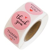 T-8 땡큐 핑크 원형 × 1세트