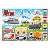 黏黏交通工具貼紙