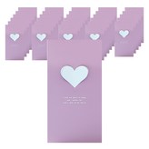 紫色愛心 × 100個