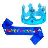 라이트블루(왕관) + 컬러풀사파이어블루(어깨띠) × 1세트