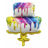 미디엄 사이즈 레인보우 케이크