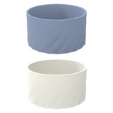 米色 + 海軍藍 × 2套