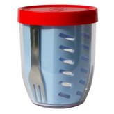 紅色+粉彩藍 × 1個