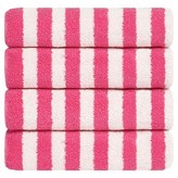 條紋 粉色 × 4個