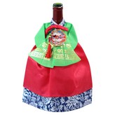 꽃문양 레드청은박치마 × 1개