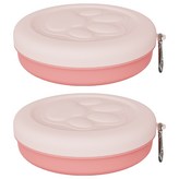 雙色淺粉紅 × 2個