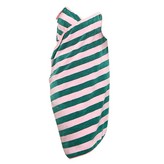 粉綠條紋 粉色 + 綠色 × 1個