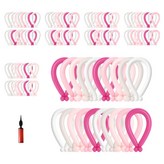 24 可愛牛奶白 粉色 混合5色