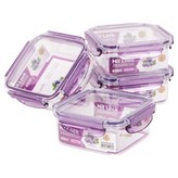 밀폐용기 660ml x 4p