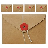 베이지 플라워 × 5개