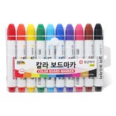 빨강,주황,분홍,노랑,초록,하늘,파랑,보라,갈색,검정 × 1개