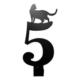 當貓咪遇上數字5 經典黑