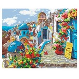 파란 지붕 마을