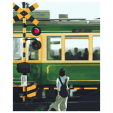 鎌倉高校 白色 + 黑色線條 × 1個