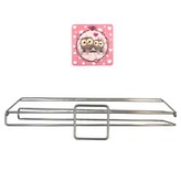 粉紅貓頭鷹 + 銀色