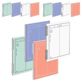 화이트 + 올리브 그린 + 인디 블루 + 오렌지