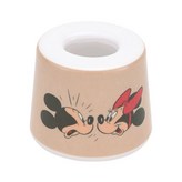 米奇與米妮 白色 + 米色 × 1個