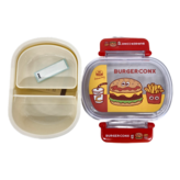 漢堡薯條 米白色 × 1個