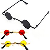 全黑(眼鏡), 紅色, 黃色(金邊) × 1套
