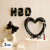 02 黑色奶油色 數字3