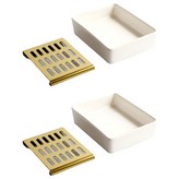 디쉬(백자), 트레이(골드)