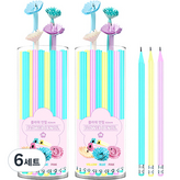 핑크 + 블루 + 옐로우 × 6세트