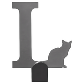 當貓咪遇上字母L 經典黑