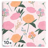 분홍라인플라워