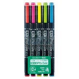粉紅色 + 橘色 + 黃色 + 綠色 + 藍色 × 5支