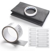 紗網 S+雙面膠帶 8M+紗網修補膠帶 2M+窗框洞貼 10張 × 1套