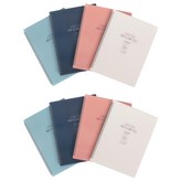 粉紅+海軍藍+天藍+象牙色