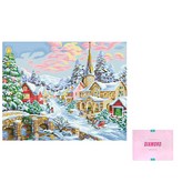 성탄절 마을 풍경