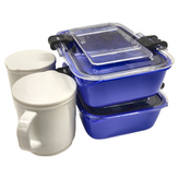 藍色小盒 x 2 + 白色小杯 x 2 × 1組