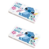 扶桑花史迪奇 白色 + 藍色