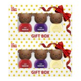 D（鮮豔的紅色、鮮豔的紫色、奶油檸檬色）