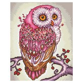 핑크 행운의 부엉이