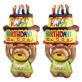 케익 들고 곰돌이