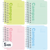 Blue, Green, Mint, Pink