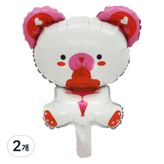 미니 장미 곰돌이